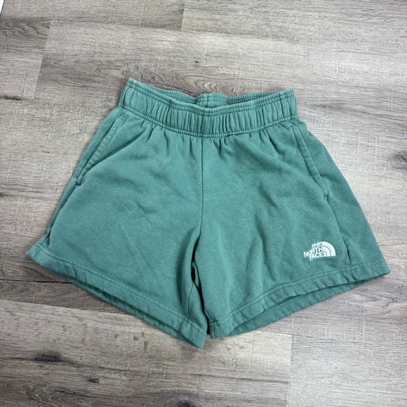 The North Face Evolution Shorts Dark Sage Green Women’s Small Sweatshorts - Picture 2 of 10
